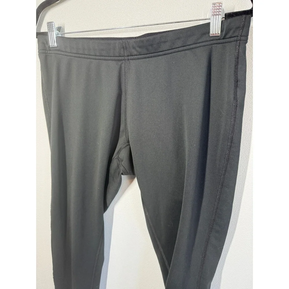 Nike Pro Womens Leggings Size L Black Fit Dry One Therma Fit 7/8 Activewear Run